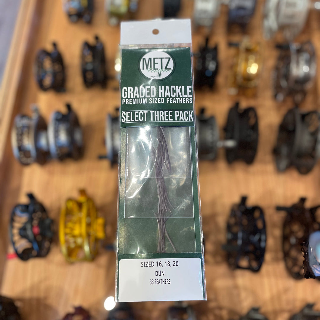 Metz Graded Hackle Select Three Pack