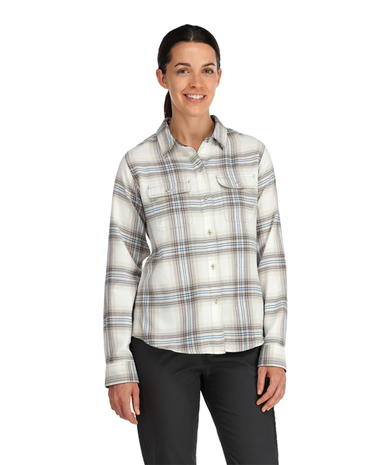 W's Santee Flannel Shirt- Soft Rose Camp Plad