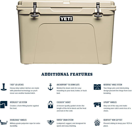 Yeti Tundra 105 Cooler- Desert Tan