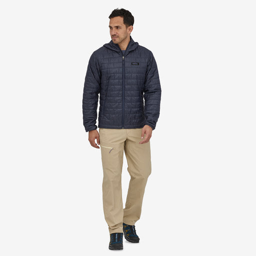 Patagonia Nano Puff Hoody W/ Fitz Roy Trout- Smolder Blue