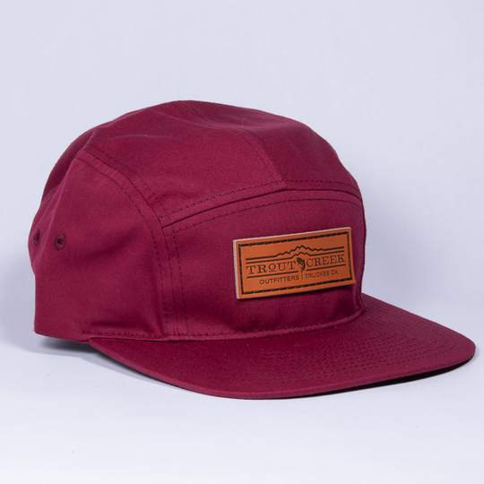 TCO Five Panel Hat- Berry