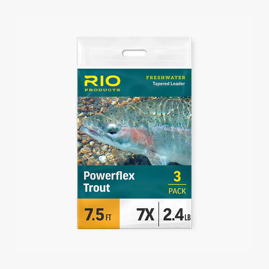 RIO Powerflex Trout Tapered Leader 3pk