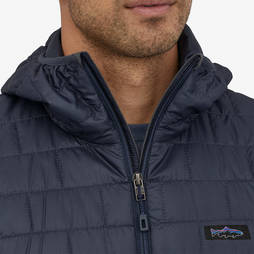 Patagonia Nano Puff Hoody W/ Fitz Roy Trout- Smolder Blue