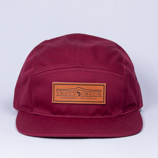 TCO Five Panel Hat- Berry