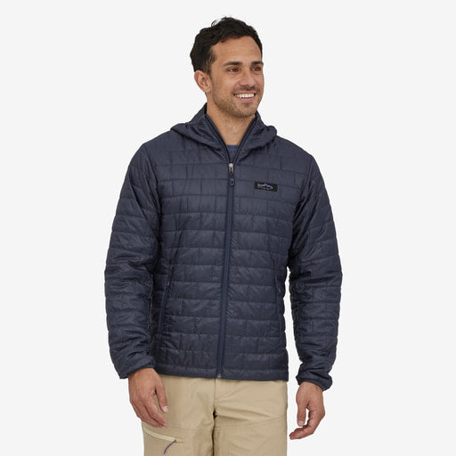 Patagonia Nano Puff Hoody W/ Fitz Roy Trout- Smolder Blue